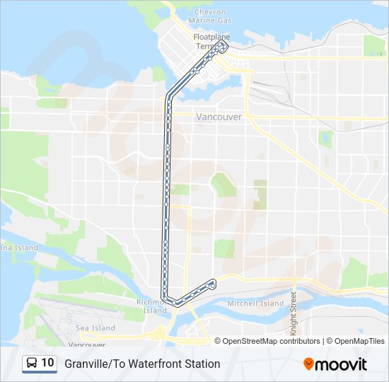 10 Bus Line Map