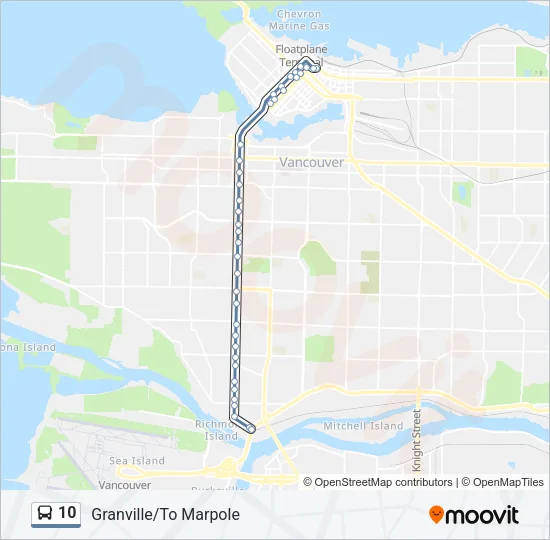 10 Bus Line Map