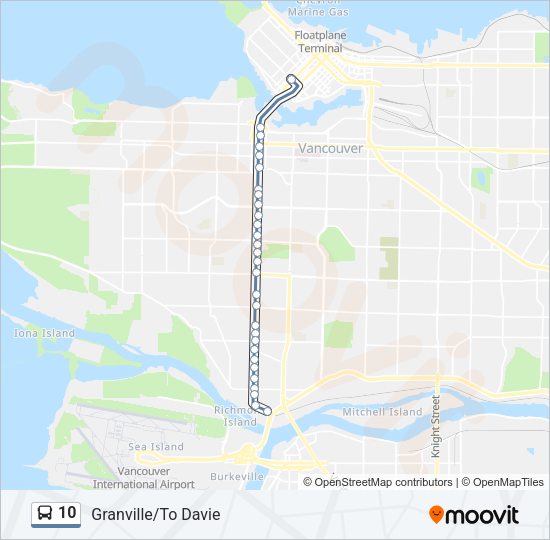 10 Bus Line Map