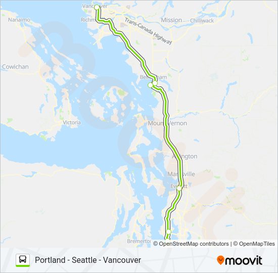 FLIXBUS 2115 Bus Line Map
