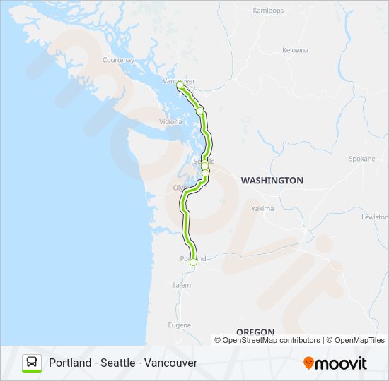 FLIXBUS 2115 Bus Line Map