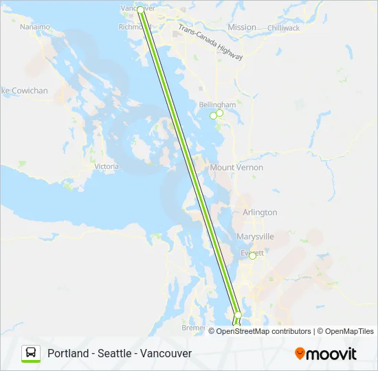 FLIXBUS 2115 Bus Line Map
