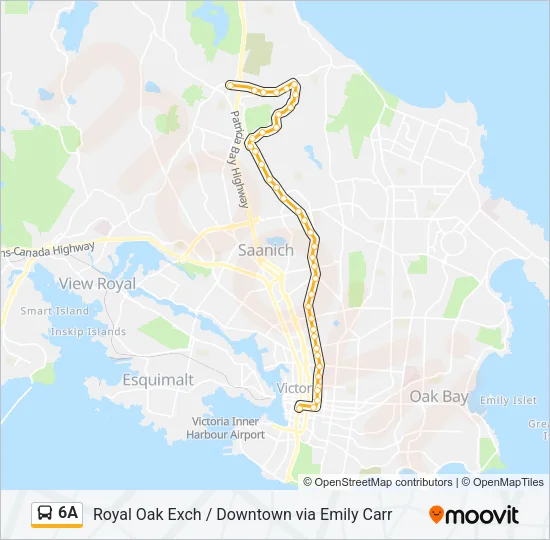 6A Bus Line Map