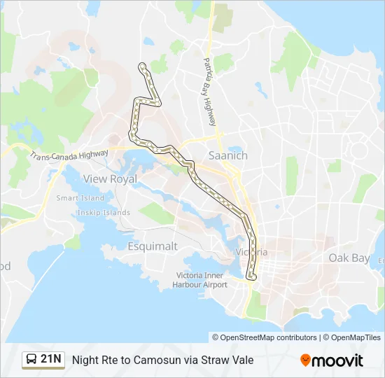 21N  Line Map