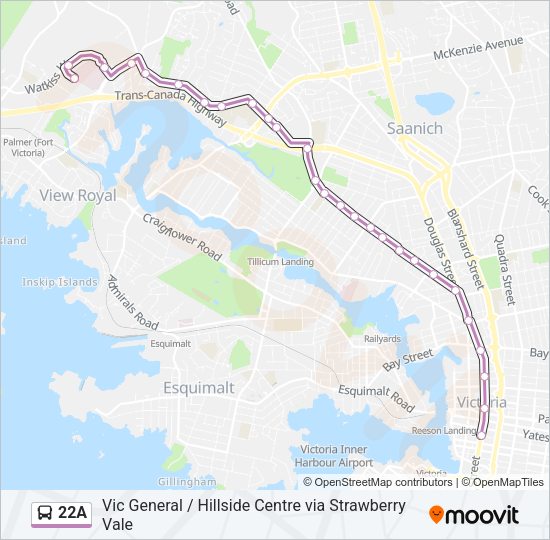 22A  Line Map