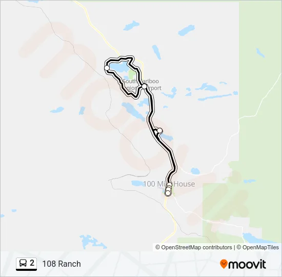 2 Bus Line Map