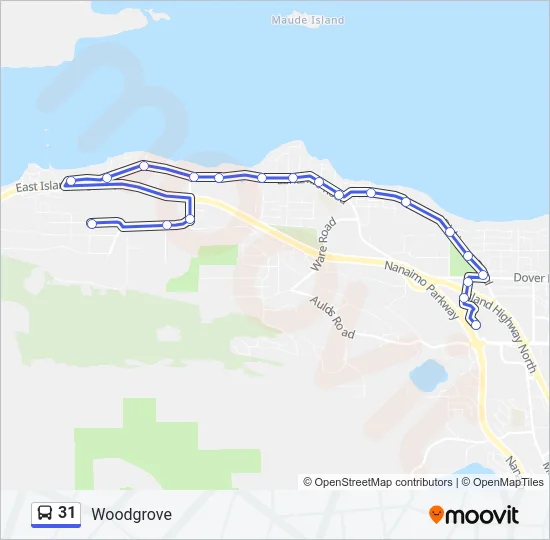 31 Bus Line Map