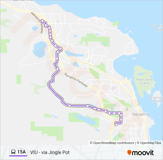 15A Bus Line Map