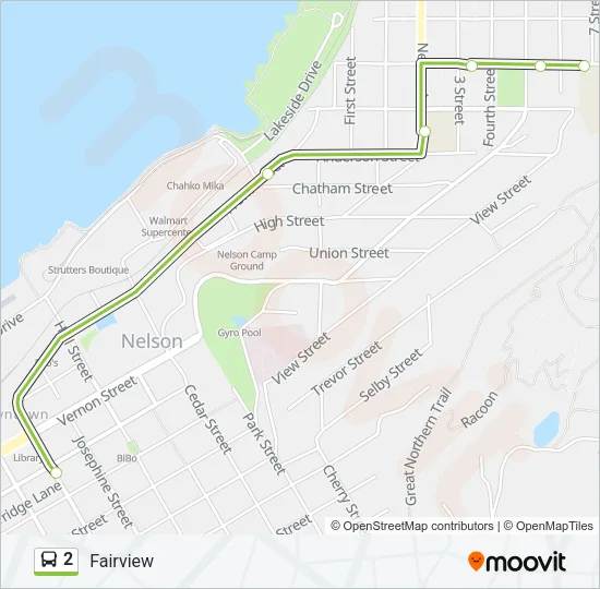 2 Bus Line Map