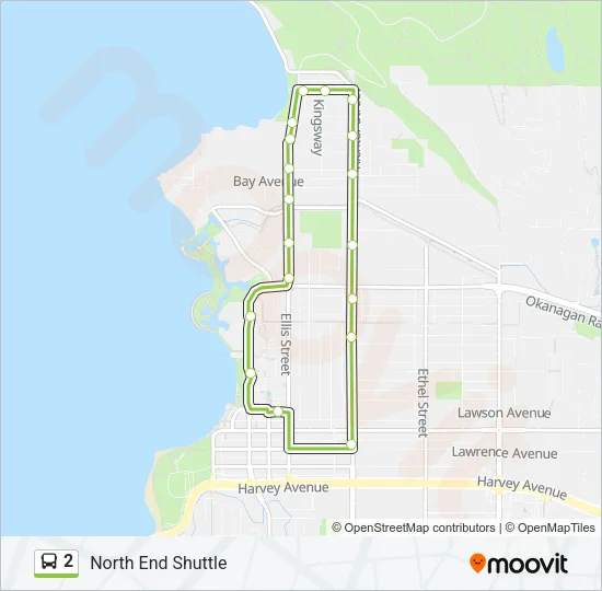 2 Bus Line Map