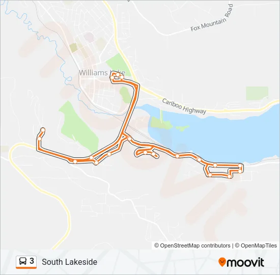 3 Bus Line Map