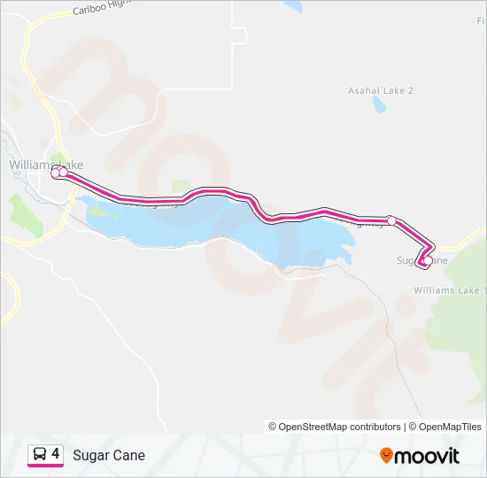 4 Bus Line Map