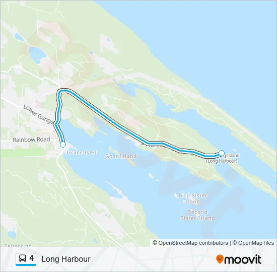 4 Bus Line Map