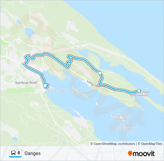 4 Bus Line Map