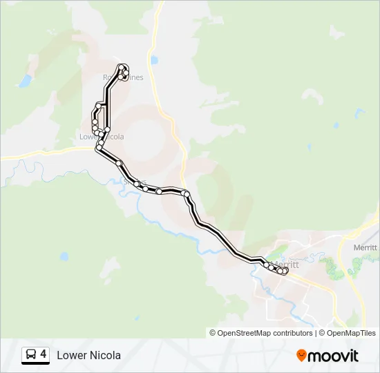 4 Bus Line Map