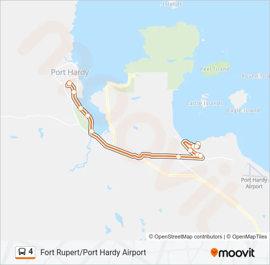 4 Bus Line Map