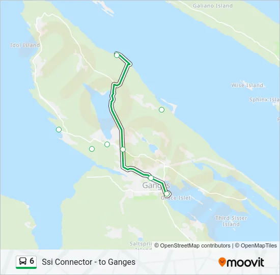 6 Bus Line Map