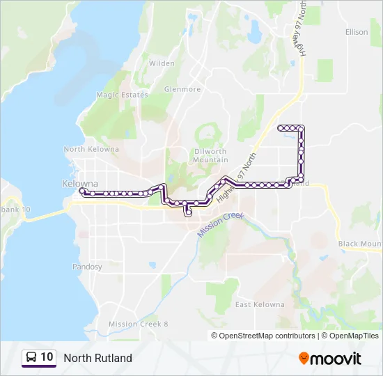 10 Bus Line Map