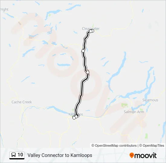 10 Bus Line Map