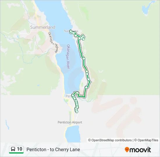 10 Bus Line Map