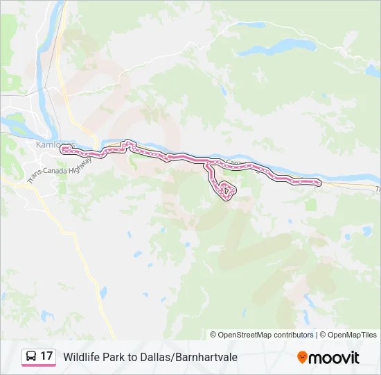 17 Bus Line Map