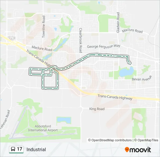 17 Bus Line Map