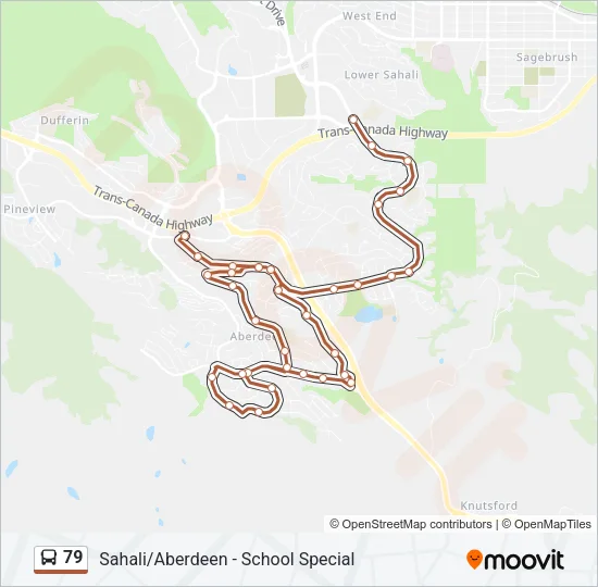 79 Bus Line Map