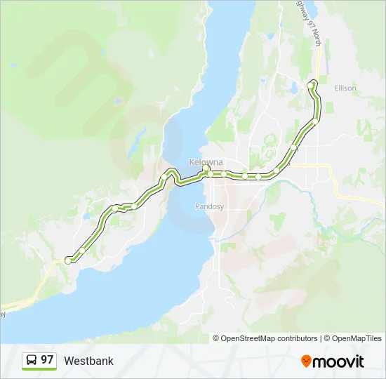97 Bus Line Map