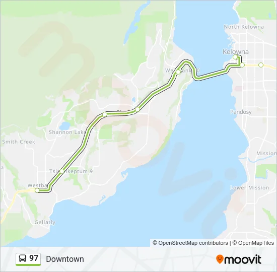 97 Bus Line Map