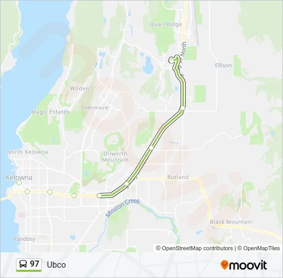 97 Bus Line Map