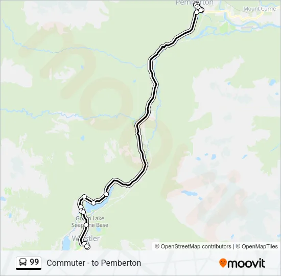99 Bus Line Map