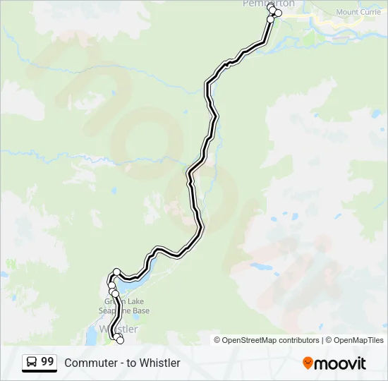 99 Bus Line Map