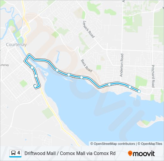 4 Bus Line Map