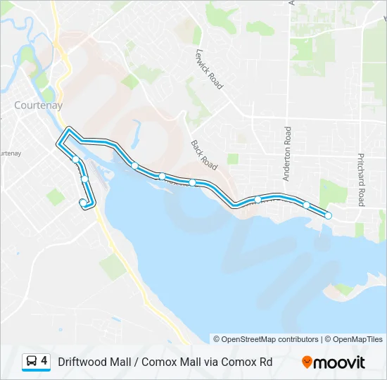 4 Bus Line Map