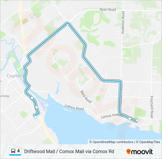 4 Bus Line Map