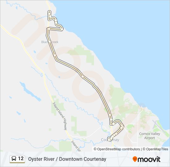 12 Bus Line Map
