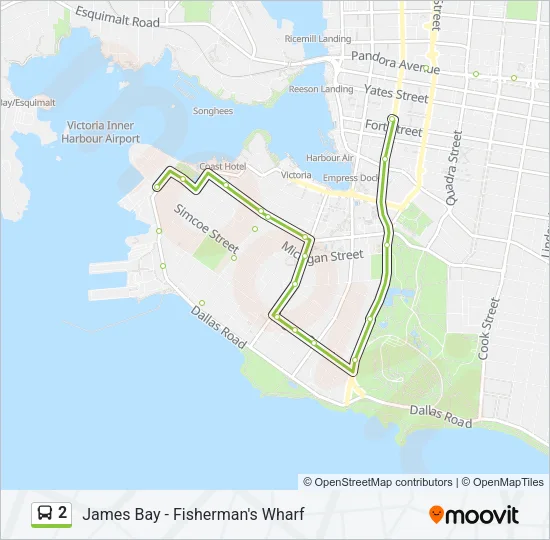 2 Bus Line Map