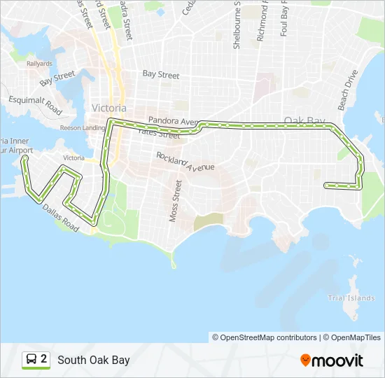 2 Bus Line Map