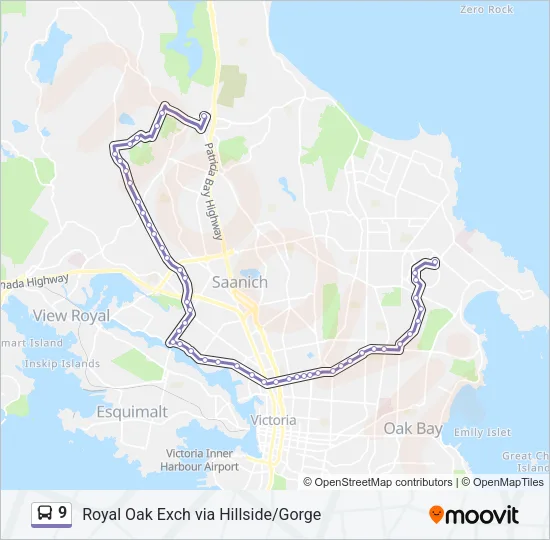 9 Bus Line Map
