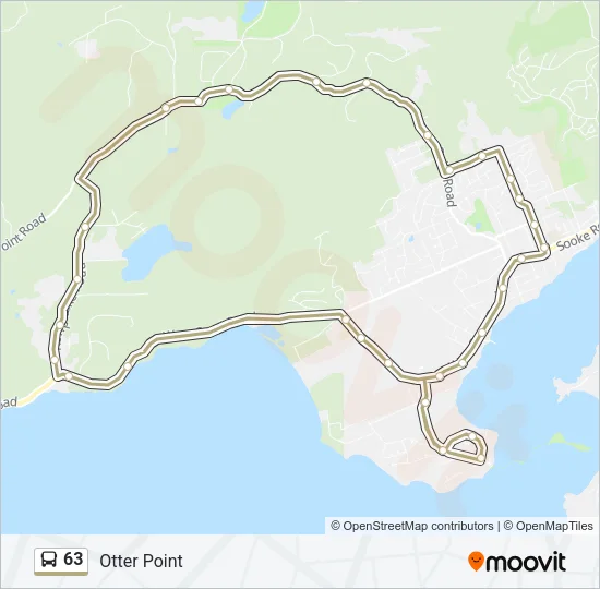 63 Bus Line Map
