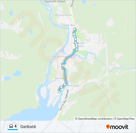4 Bus Line Map