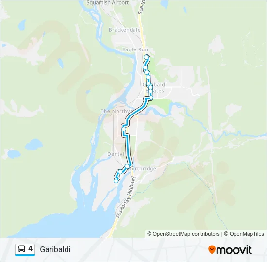 4 Bus Line Map