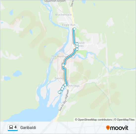 4 Bus Line Map