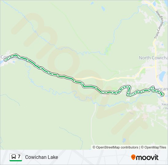 7 Bus Line Map