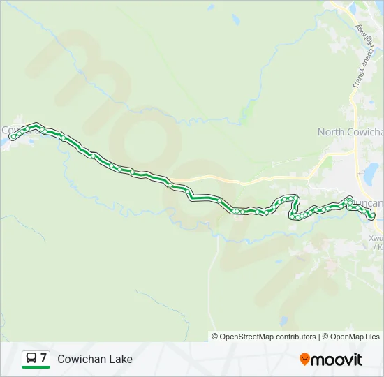 7 Bus Line Map