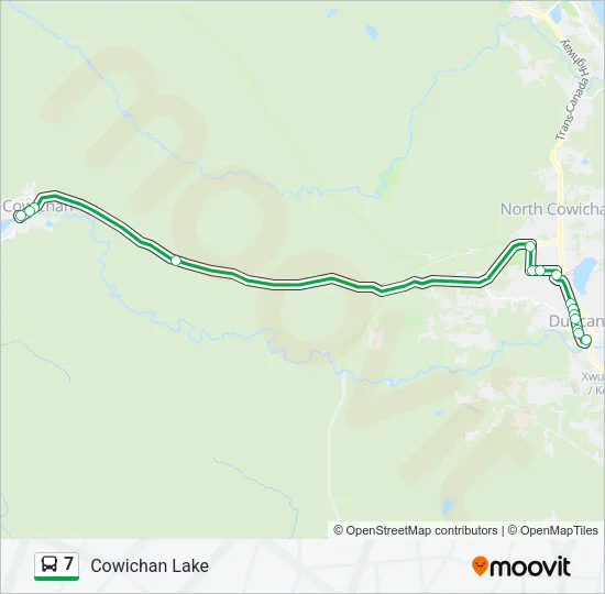 7 Bus Line Map