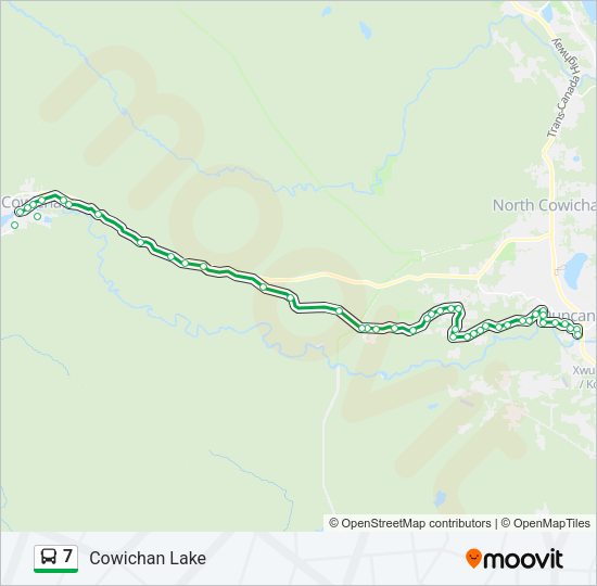 7 Bus Line Map