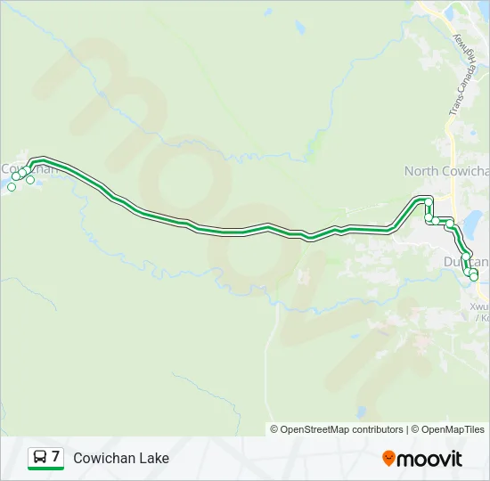 7 Bus Line Map