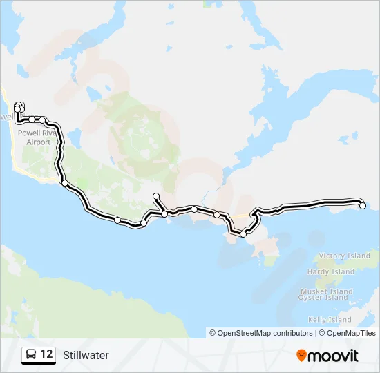 12 Bus Line Map