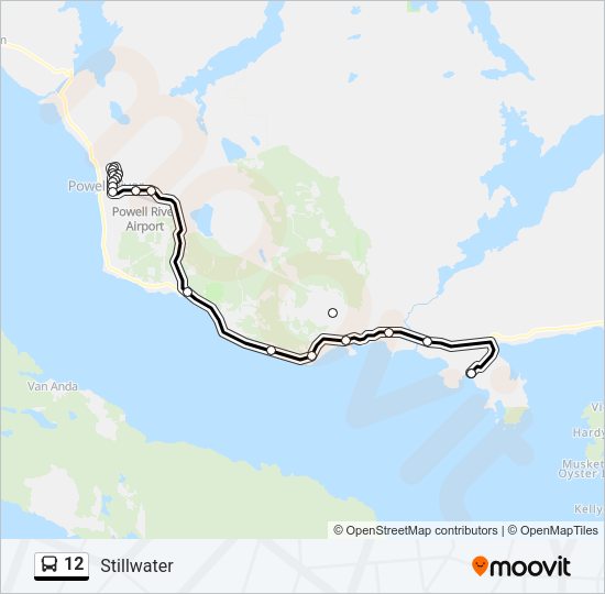 12 Bus Line Map